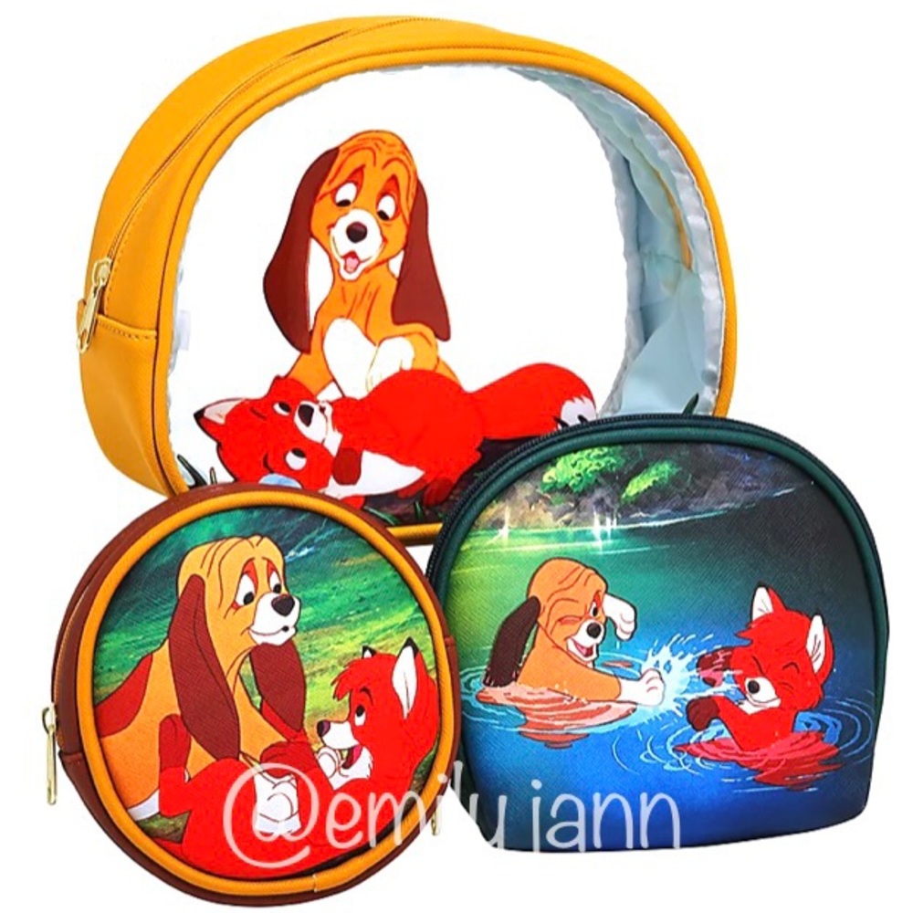 Fox & the Hound✨Cosmetic Bag Set - Picture 5 of 7
